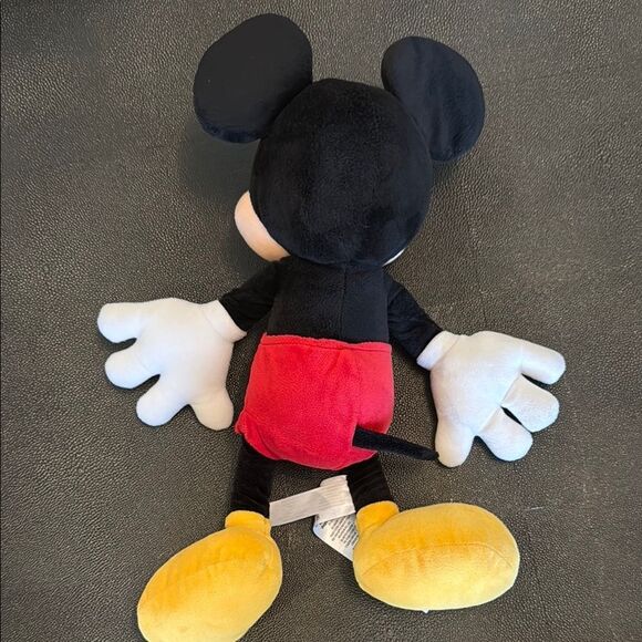 Disney Mickey Mouse Stuffed Animal Black and Red - Picture 6 of 8